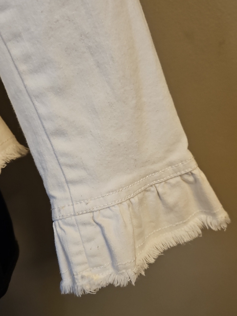 Ann Taylor Ruffled Denim Jacket - Picture 4 of 7